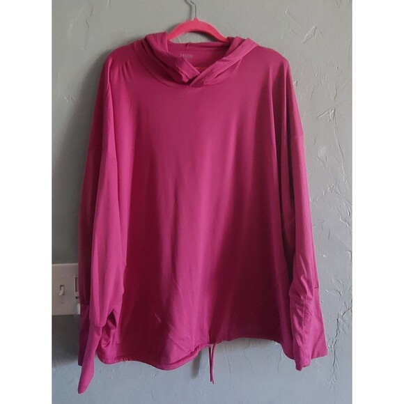 Zelos Sweater Women's Size 2X Hoodie, Polyester Spandex, 25 Inch Of Armp To Armp - Picture 8 of 9